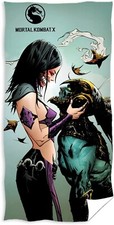 Mortal Kombat X Ręcznik kąpielowy Ręcznik Ręcznik plażowy 70 x 140 cm