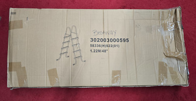 Bestway A- Frame Above Ground Pool Ladder, 48'' 302003000595 NEW IN BOX
