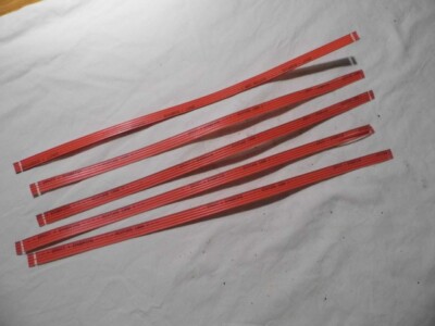 5 FLACHBANDKABEL ROT 4-adrig 1000V ERNST+ENGBRING GERMANY NEU 40cm Flachkabel