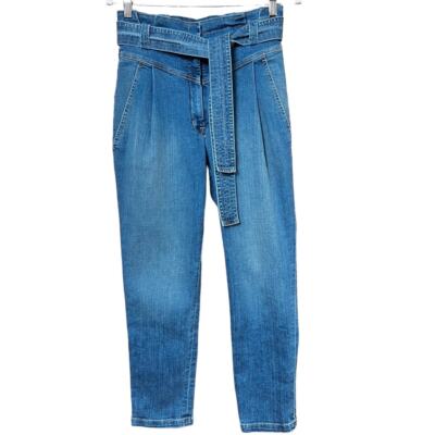 Davis Paper Bag Women's Jeans Sz Made in USA Stretchy