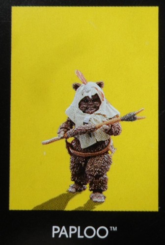 FIGURA DE ACCIÓN EUROPEA STAR WARS SERIE NEGRA RETORNO DEL JEDI EWOK PAPLOO 4" - Imagen 13 de 15