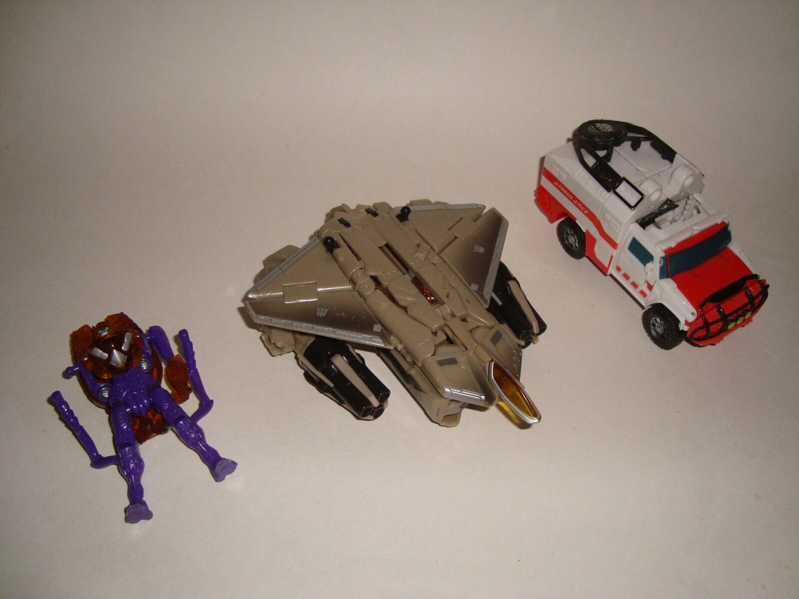 Transformers Mixed Lot Of 3 Figures for Parts or Repair Starscream Ratchet