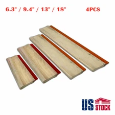 USA! 4pcs Screen Printing Squeegee Ink Scraper Scratch Board 75 Durometer