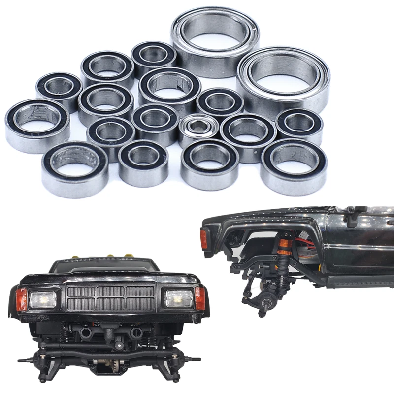 18pcs Metal Modified Bearing Set for 1/18 HPI Venture 18 Hilux 1985 SR5 RC Car - Image 2 of 4