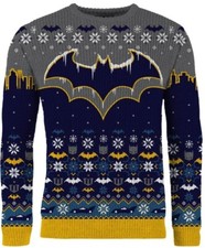 Batman Frosty Festivities Ugly Christmas Sweater All Size Xs-5Xl
