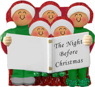 Reading Night Before Christmas (5 family,friends,siblings) *PERSONALIZED FREE*