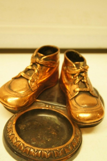 bronze baby shoes