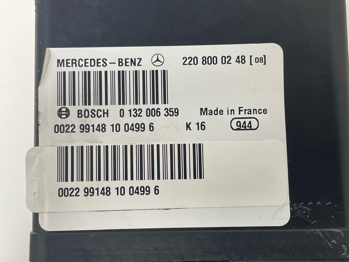 00-06 Mercedes W220 S500 S430 Vacuum Pump Central Locking Door