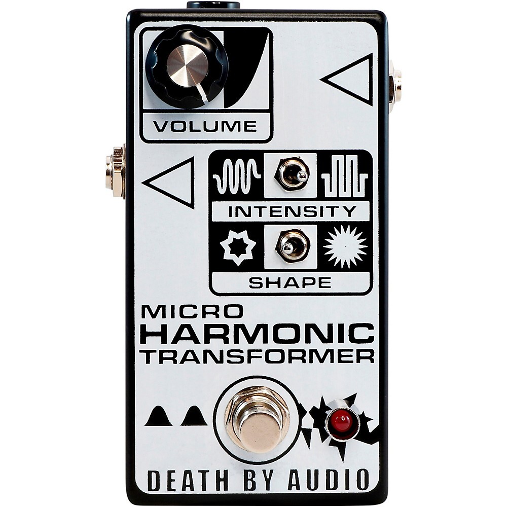 Педаль эффектов DEATH BY AUDIO Micro Harmonic Transformer Fuzz Черно-белая