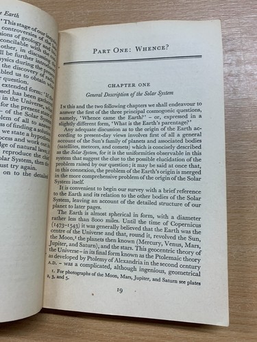 1955 W M SMART "THE ORIGIN OF THE EARTH" ASTRONOMY PELICAN/PENGUIN PB BOOK (P2) - Picture 10 of 18