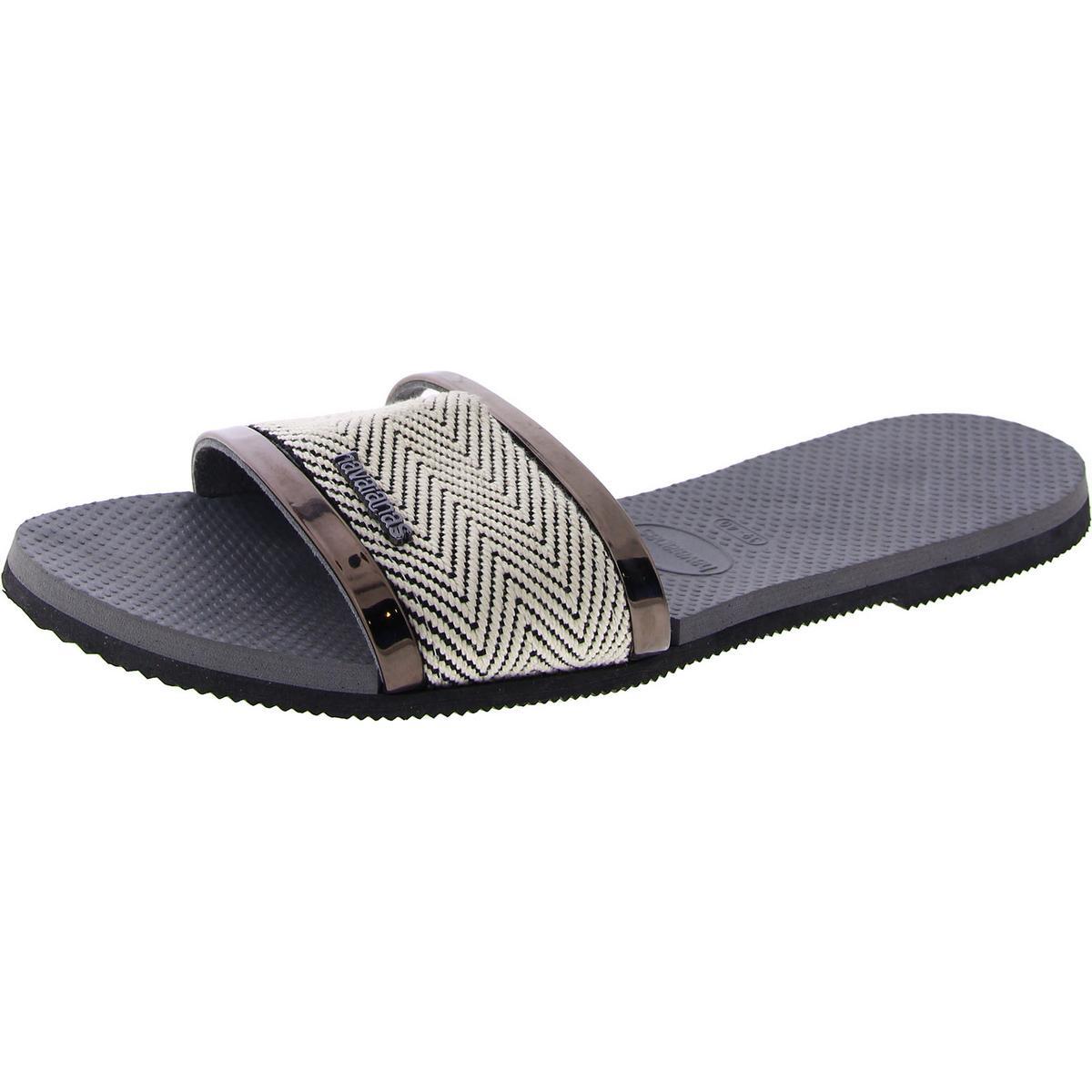 Женские серые сандалии-слипоны Havaianas, размер 9-10, средний (B, M), BHFO 0606