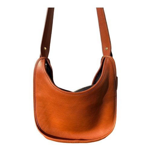 バッグ Vintage Coach Geometric Bag Orange Rare COACH Vintage Geometric Leather Handbag Orange Gold Rare Authentic