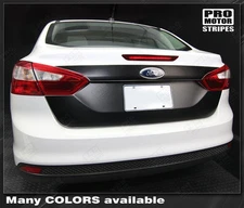 Ford Focus Trunk Deck Blackout or Highlight Stripe 2011 2012 2013 2014 Pro Motor