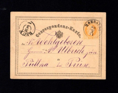 Austria 1871 - ''Horosedl'' Very Clear On GA Yellow (A624)