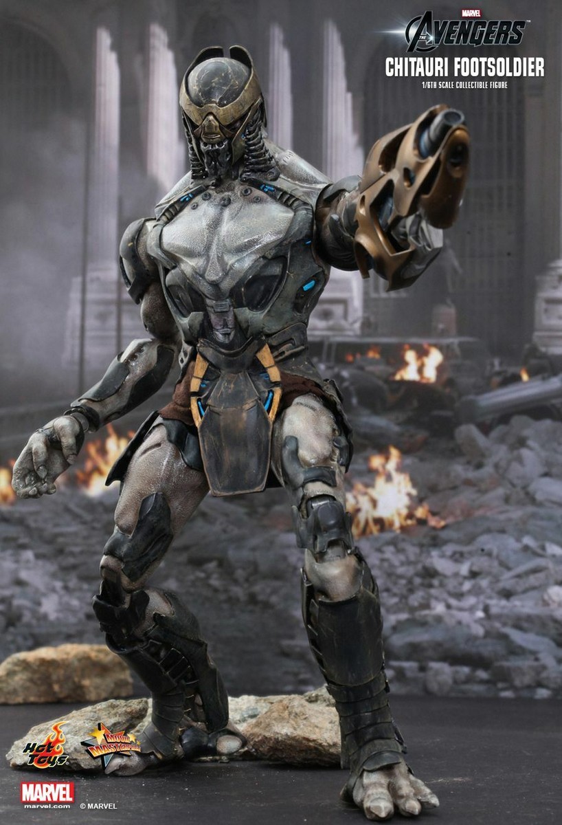 Chitauri Foot Soldier Hot Toys 1/6 Avengers Assemble MMS226 | eBay
