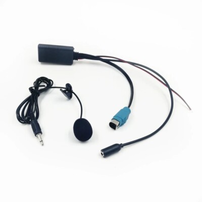For Alpine KCE236B Radio 9870 9872 Stereo Bluetooth AUX Audio Adapter Microphone