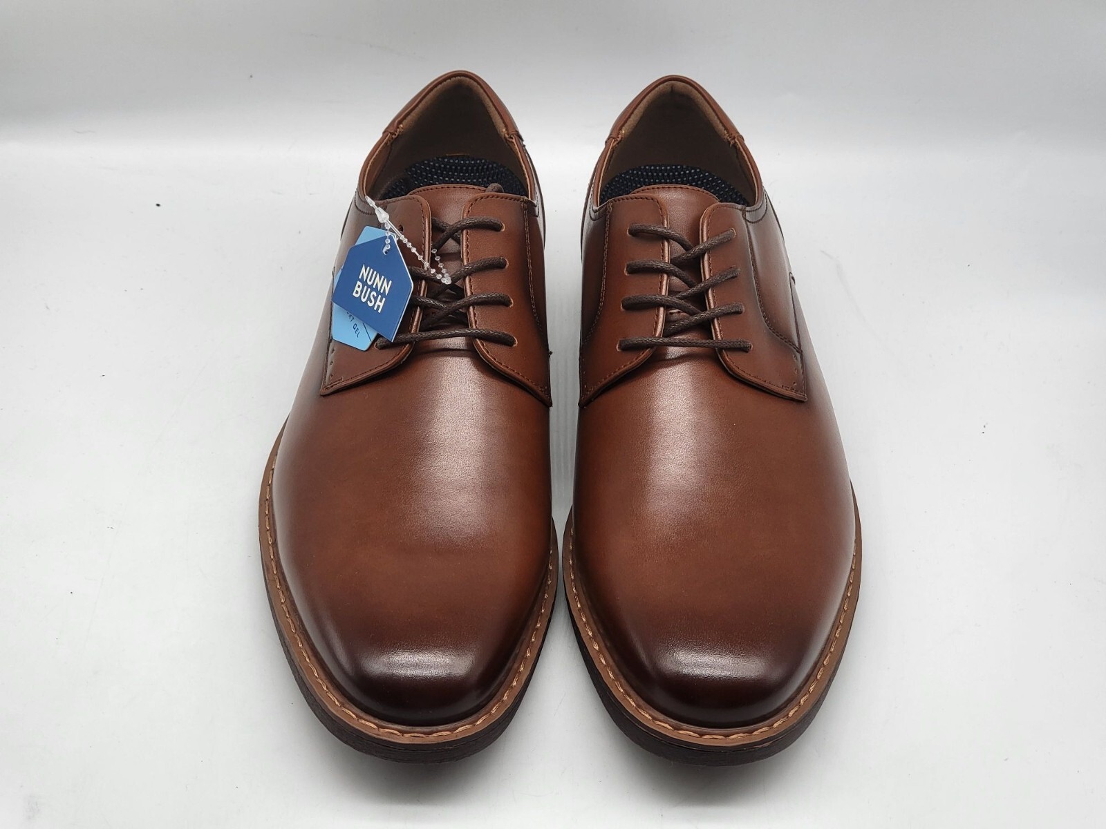 SAOLA Scarpe eleganti da uomo Oxford Nunn Bush in pelle marrone con suola in gel comfort 10 5 M
