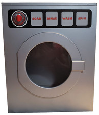 Toy Wooden Washing Machine 20"H X 16"W X 12"Deep assembly required 