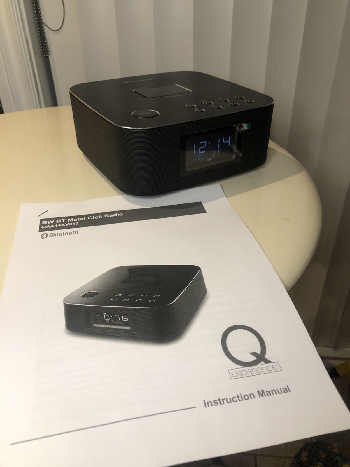 Blackweb Bluetooth, Clock Radio Alarm, Model # Bt406 no remote, has user manual