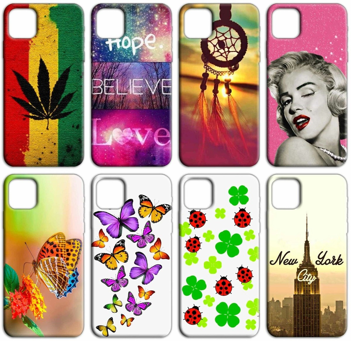 Mixroom - Cover Custodia Per iPhone 12 In Silicone TPU Fantasia PIUME