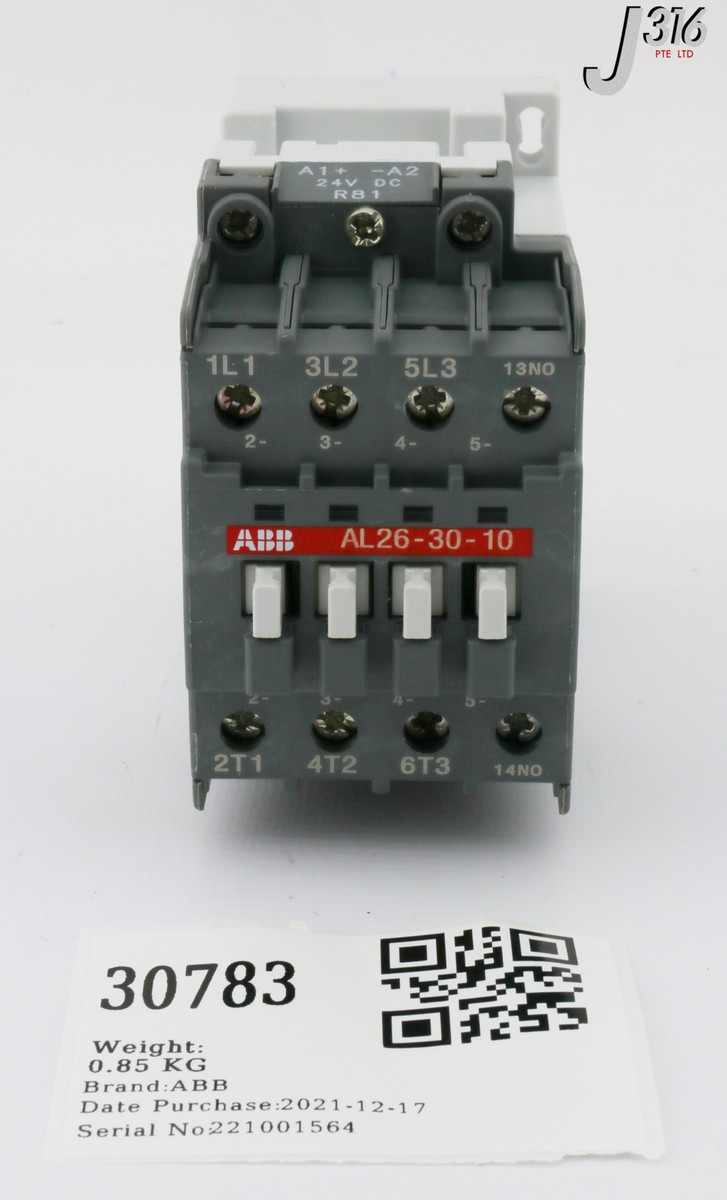 ハッピー 30783 ABB AUXILIARY CONTACTS, 1SBL243001R8110 (NEW) AL26-30-10 | eBay