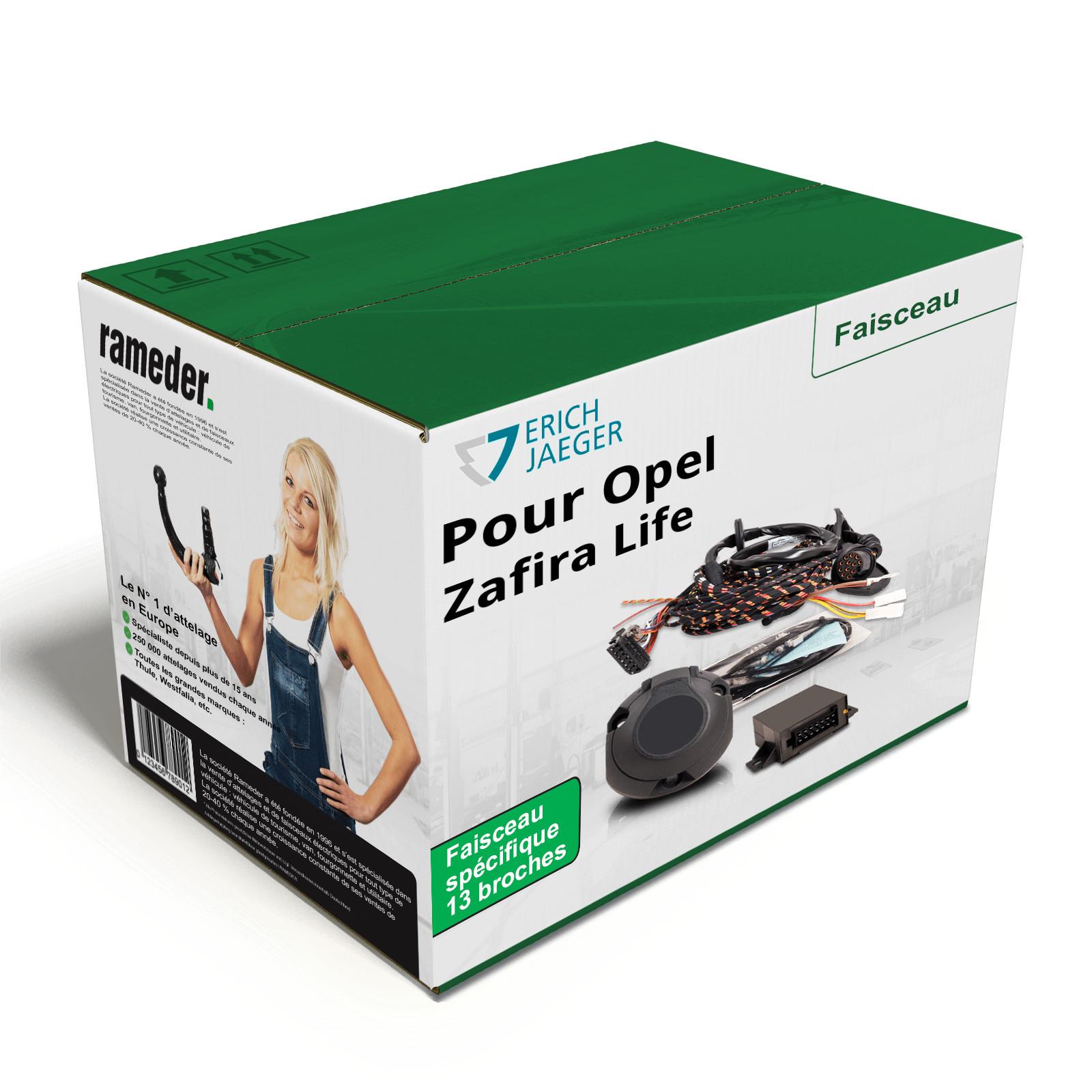 Faisceau 13 broches OPEL Zafira Life anti-erreur tableau de bord Jaeger