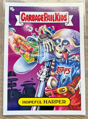 2020 Topps Garbage Pail Kids GPK Trading Cards HOPEFUL HARPER 32b License back