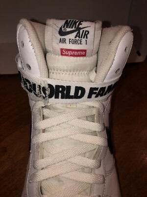 Supreme x Air Force 1 High Supreme White 2014 | eBay
