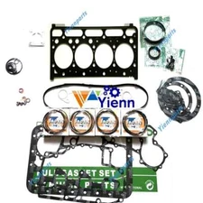 V2003 V2003-M-DI Piston Ring Set Gasket Kit For Kubota Bobcat S160 S175 S185