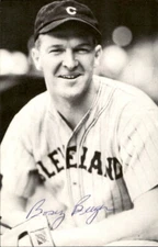 Boze Berger Indians d. 1992 Signed 3x5 Repo Postcard 177955