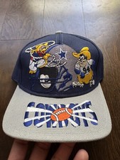 Vintage Dallas Cowboys NFL Football Looney Tunes Snapback Cap Embroidered RARE