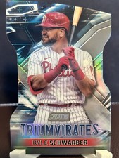 2023 TOPPS STADIUM CLUB BASEBALL TRIUMVIRATES KYLE SCHWARBER PHILLIES