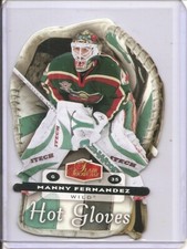2006-07 Flair Showcase Manny Fernandez Hot Gloves Die-Cut Insert Card Wild