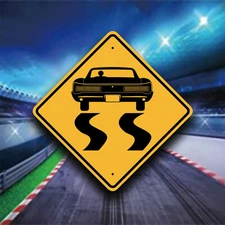 Classic '66 Pontiac GTO - Burnout Sign - Muscle Car Gift - Hot Rod Garage Decor 