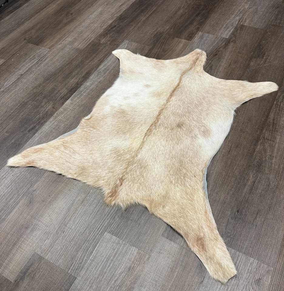 Alfombra de piel de cabra talla 3,6 X 2,9 Foto 2 de 3