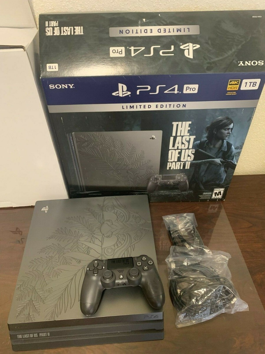 PlayStation4 - PS4 Pro 1TB last of us Ⅱ LimitedEdition PS4 The Last Of Us II Limited Edition Pro 1TB Console Box