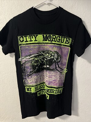 City Morgue T-shirt. Size Small Bloody America Tour ZillaKami Both Sides Concert