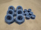 SMOOTHIE SPIKED LUG NUTS 1/25 Scale 3d Printed Resin 1 TON Dually WHEELS & Tires — photo 3