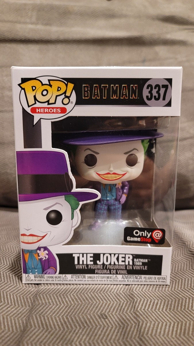 Funko Pop! Batman #337 The Joker (Batman 1989) GameStop Exclusive