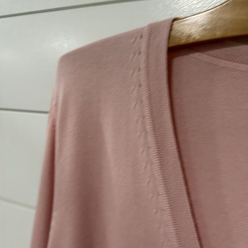 Talbots | Cardigan Pink Long Sleeve V Neck Button Front Plus NWT- Size 2X - Picture 7 of 10