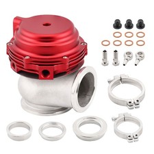 Red 38mm Turbo External Wastegate Bov Boost With V-band Flange 22 Psi Springs