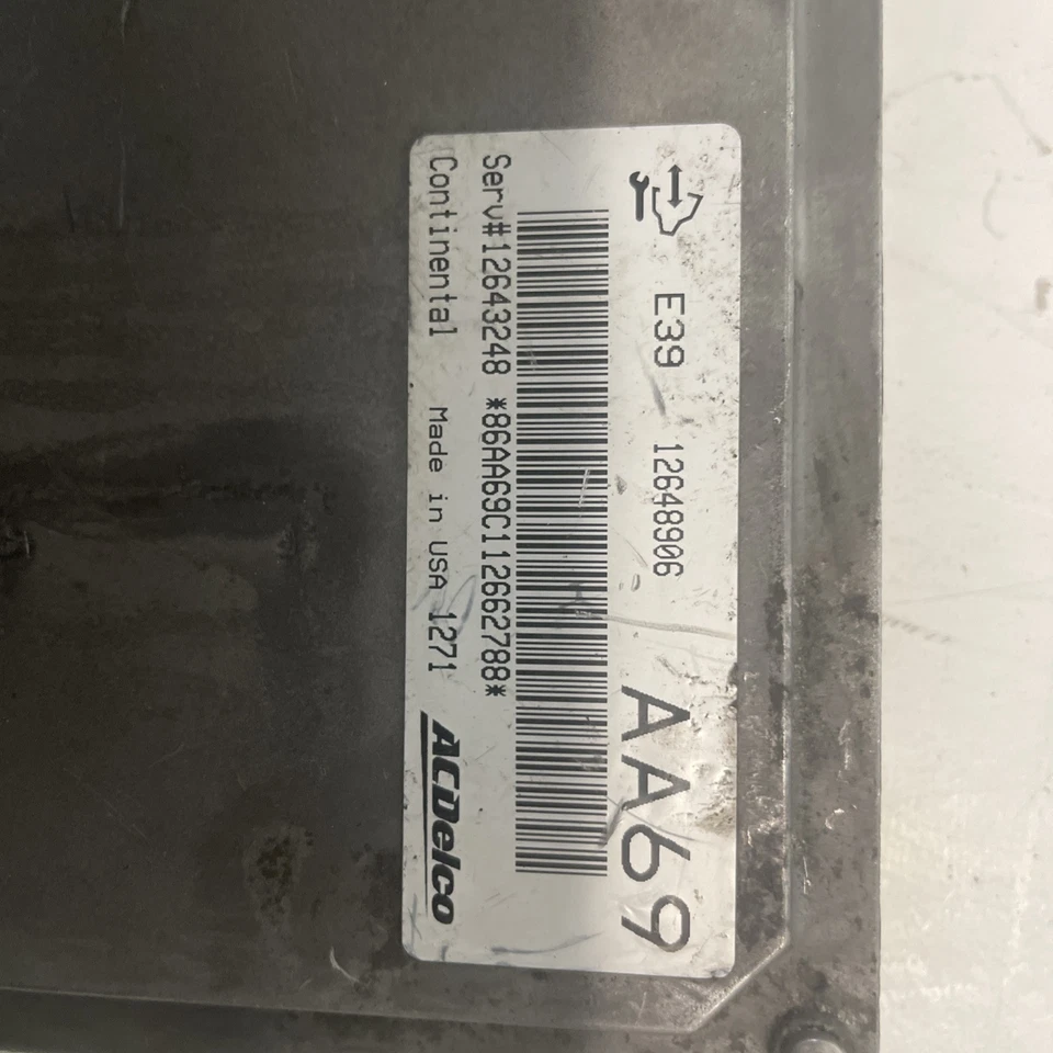 GMC Acadia 2012 módulo de control del motor de 3,6 L computadora ECU AC Delco 12648906 Foto 2 de 3