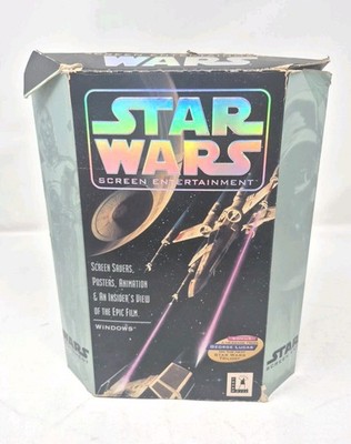 Star Wars Screen Entertainment - Big Box - IBM PC - Good- See Desc.