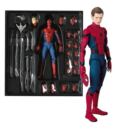 #ad Marvel Maf047 Spider Man Action Figure Articulated Joints Avengers Movie Collect $15.99