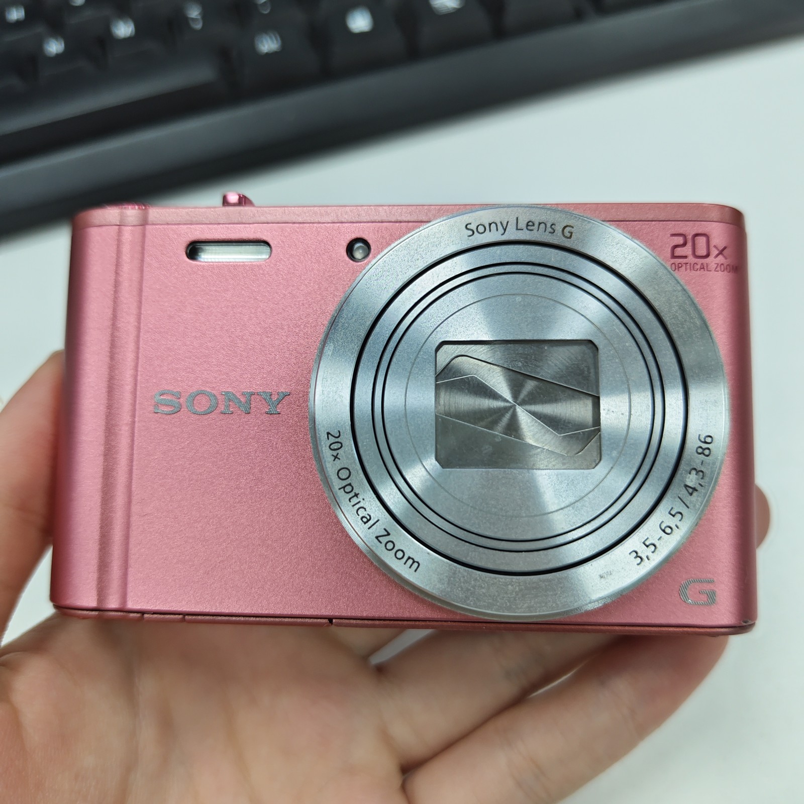 SONY Cyber-shot DSC-WX350 18.2 MP 20x Digital Zoom Digital Camera Pink English