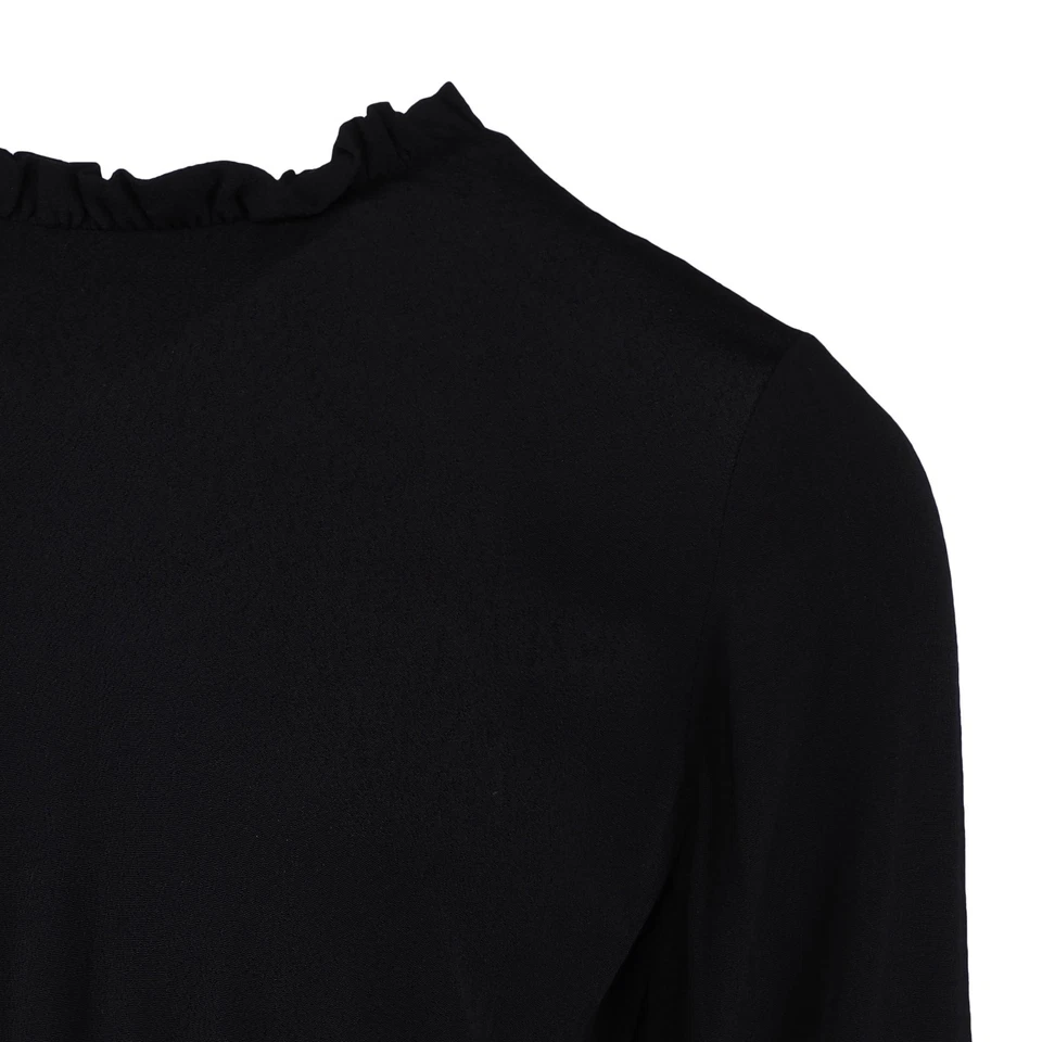 Sandro Paris Women's Dress Size 38 FR / M Ruffle Collar R20411H - Image 2 of 4