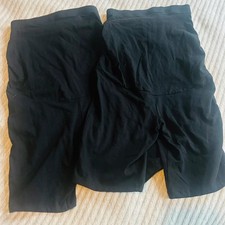 George maternity cycling shorts black size small