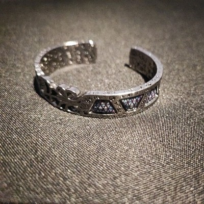 EDLES Manschetten Armband 925 SILBER massiv Armkette OFFENER ARMREIF Armzange
