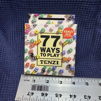 77 Ways to Play TENZI Dice Game Card Deck (Dice Not Included) Carma Games