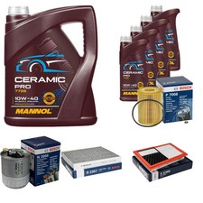 BOSCH Inspektionspaket 9L MANNOL Ceramic Pro 10W-40 f&uuml;r Mercedes-Benz G-Klasse